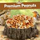25 LB - Raw Shelled Peanuts for Squirrels, Out of Shell Peanuts for Birds and Wildlife- Squirrel Food, Wild Bird Seed - Grown in The USA