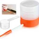 1 Pack Diatomaceous Earth Powder Duster with 6 Inch Nozzle, Diatomaceous Earth Spray Powder Applicator for Pest Control, Gardening & Home Maintenance, Indoor & Outdoor Use (Orange)