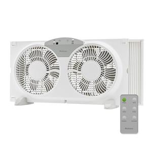 HOLMES 9" Twin Digital Window Fan, Reversible Airflow Blades, In/Out Exchange, 3 Speeds, Built-In Extender Panels, Ideal for Home, Bedroom or Office, Remote Control, White HOLMES 9" Twin Digital Window Fan, Reversible Airflow Blades, In/Out Exchange, 3 Speeds, Built-In Extender Panels, Ideal for Home, Bedroom or Office, Remote Control, White