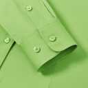 siliteelon Button Down Shirts for Women Long Sleeve Dress Shirts Wrinkle Free Collared Work Office Solid Blouses Tops