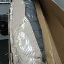 SUNCREAT Hammocks for Outside with Stand Included, Double Hammock with Curved Spreader Bar, Carrying Bag, Gray Stripes