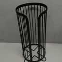 Toilet Paper Holder Stand, Freestanding Toilet Tissue Organizer, Minimalistic Storage Solution, Reserve Mega Rolls-Modern Black (1 Pack)