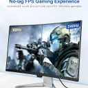 dockteck 8K DisplayPort Cable 1.4 10FT, DP to DP UHD Speed Display Port Cord, Cable Support HBR3 32.4Gbps HDCP Braided Cable for TV FreeSync G-Sync Gaming Monitor PC Laptop (9.9Ft)