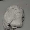 Long Curly White Lace Front Wigs for Women Middle Part Wavy Wig Natural Looking Hair Replacement Wig for Daily Party Use Cosplay Costume Halloween