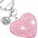 for Lexus Bling Key Fob Cover with Heart Diamonds Sparkling Keychain Gift for Women Girl Luxury Shell for Lexus RX ES GS LS NX RS GX LX RC LC Smart Remote