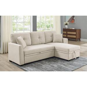 Modular Sleeper Sectional Sofa with Storage