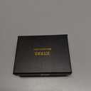 Iitrrs Airtag Wallet for Men, Minimalist Slim Mens Wallet Smart Pop Up Credit Card Holder for 9-13 Cards, RFID Blocking Wallet with ID Window & Cash Slot, Compact Bifold Metal Aluminum Card Case (CoffeeBrown)