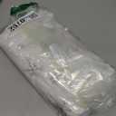 Christmas Sequin Tree Skirt 36in,White Soft Thick with Silver Snowflakes Decorations for 5FT 6FT 7FT Xmas Tree