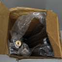 Double Curtain Rod, 1 Inch Black Extra Long Dual Curtain Rods 72 to 144 Inch with Aluminium Modern End Cap Finial, Adjustable Heavy Duty Window Treatment Rods, Telescopic Metal Double Drapery Pole Set