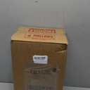 2 Gallon Drink Dispenser with StandGlass Beverage Dispenser With Wood Stand, 18/8 Stainless Steel Spigot and Labels Large Water Drink Dispensers for Parties, Lemonade,Juice, Tea