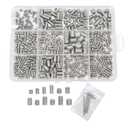 500pcs Set Screws, Grub Screw Set, Set Screws Assortment Kit M3 M4 M5 M6 M8 for Home Repair, Repair Furniture, Electronic Product, Install Door Lock, DIY, Bathroom Fixtures (Stainless Steel 12 Sizes)