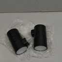 VOLISUN Night Lights Plug into Wall, Dimmable LED Nightlight with Dusk to Dawn Light Sensor, 0-100LM Adjustable Brightness, 3 Color Temperatures, Compact Size Black 2 Pack for Hallway, Bedroom, Bathroom