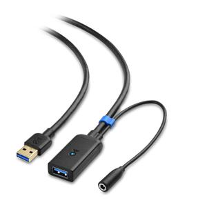 Cable Matters Active USB Extension Cable 16.4 ft / 5m (USB 3.0 Extension Cable Male to Female) with Signal Booster for Hard Drive, Webcam and More