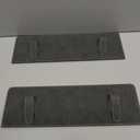 2 PCS Sun Visor Extender for Car, Anti-Glare Sunvisor Extension Shade Attachment for Safe Driving, Clip-On Sun Blocker Sunshade Extender Protect Driver Passenger from UV Rays (Dark Gray)