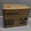 Medium Dog Bed Orthopedic Washable: Beds Bolster Medium Sized Dogs Bed Egg Crate Foam Couch Sofa Waterproof with Removable Cover (28.0"L x 19.0"W x 5.5"Th, Light Grey)