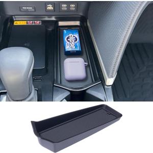 TOPINSTALL Front Center Console Tray Compatible with 2025 2026 Toyota Camry Accessories, Gear Shifter Right Side Console Organizer Inserts Storage Interior Accessories
