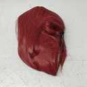 morvally 27.6 Inches Long Red Wig with 2 Ponytails - Anime Cosplay Wigs for Halloween Costume Party (Red, Small Head)