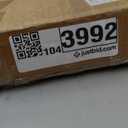 HLR Modern Round Side Table Set of 2, End Table with Marble Effect Top and Gold Metal Frame, Small Side Table for Living Room, Bedroom, Sofa and Couch, Gold Legs, Black Glass top