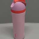 Owala FreeSip Insulated Stainless Steel Water Bottle with Straw for Sports and Travel, BPA-Free Sports Water Bottle, 24 oz, Pink, Angel Food Cake