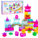 Jelly Blox Classic Castle Set | Includes 45 Pieces | Toddler & Preschool Building Blocks Kids Can Squeeze, Stretch, Squish | MESH ACCREDITED | Safety Tested & Ouch-Free | Sensory Play Toy for Ages 2+