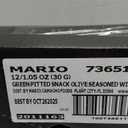 Mario Camacho Foods Pitted Snack Olives - Green Olives with a Hint of Garlic - 1.05 oz Pouches (Pack of 12) BBD: 10/26/25