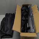 2 Pack 4' x 3' Soccer Goal Net Set, Pop Up Kids Practice Soccer Goals for Indoor and Outdoor.Portable Soccer Net with Carrying Bag & Ground Pegs, Perfect for Backyard, Field, Court (Black)