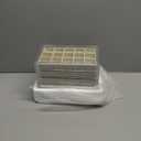 Acrylic Jewelry Organizer Makeup Cosmetic Storage Organizer box Clear Jewelry Case with 3 Drawers Adjustable Jewelry Box Velvet Trays grid size