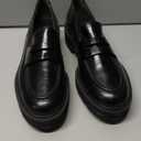 Paul Green Women's Samone Loafer, Black Brushed Leather, 7.5