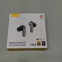 EarFun Air Pro 4+ Adaptive Noise Cancelling Wireless Earbuds, Qualcomm aptX Lossless, Dual Drivers, Translation Earbuds, Snapdragon Sound, 6 Mics AI Clear Calls, Hi-Res Sound, LDAC, Bluetooth 6.0, 54H (Black)