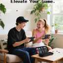 Zerika Carrying Case for Nintendo Switch 2, Upgraded Honeycomb Shock-absorbing Design, Hard Travel Bag Cover for Nintendo Switch 2 Console & Accessories, 10 Game Cards Slots Storage (Black)