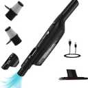 Cordless Handheld Vacuum, Lightweight Portable Hand Vacuum Cleaner with LED Light, Rechargeable Hand Held Vacuum with One-Touch Empty, Powerful Suction for Office, Home, Car, Charcoal