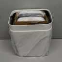 Vanpopubs 2 Pack 2.7 Gal Bathroom Trash Can with Lid, Automatic Trash Can Small Smart Garbage Can Touchless, Slim Motion Sensor Waterproof Plastic Trash Bins for Bedroom Office Kitchen Toilet (White)