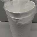 Bathroom Trash Can,2 Pack 1.8 Gallons Small Trash Can with Trash Bags, Bathroom Garbage Can, Plastic Trash Bin, Round Waste Basket for Living Room, Bedroom, Office, Kitchen, Compact Space (White)