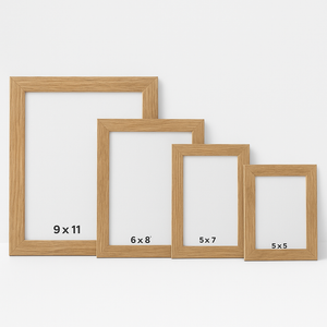 14-Piece Wooden Picture Frame Set – Multiple Sizes for Home Décor Gallery Wall  (1Pcs-9'1x11'1) (2Pcs-6'1×8'1) (3Pcs-5'1×7) (4Pcs-5'1×5'1)