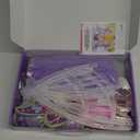 SMILESSKIDDO Electric Butterfly Wings - Princess Dress up Costume and Light Up Fairy Wings with LED Lights & Music, Cosplay Skirt/Headband/Wand, Halloween for Girls, Kids