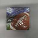 Creative Converting 331930 Football Party Beverage Napkins Brown. Pack of 2