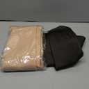 HONGTEYA 2 Pairs Fleece Lined Tights Women - Warm Sheer Pantyhose Fake Translucent Tights Winter Thermal Leggings (Medium)