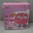 Kids Foot Spa & Nail Kit - Kids Spa Day Kit for Girls with Mask Foot Bath and Nail Dryer - Manicures Pedicure Toy Kit Nails Art Salon Girl Stuff - Christmas Birthday Gifts for 6 7 8 9 10-12 Year Old (Large Size)