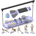 Pilates Board,Multifunctional Rebound Abdominal Board,Foldable Pilates Reformer Set, Ab Core Trainer Machine,Ab Exercise Board,Abs Workout Equipment for Women Home Gym Equipment