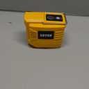 200W Portable Power Inverter for DeWALT 20V,Outdoor Generato Battery Converter with 2 USB&LED&AC Battery Powered Outlet,Convert DC 18V/20V to AC 110V-120V Portable Power Station(Tool Only)