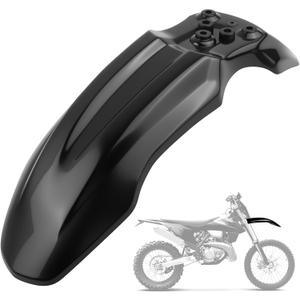 Professional Motorcycle Front Fenders,Durable Mud Guard Compatible with CRF50 Fronts Fender/125CC Pit PRO Trail Dirt Bike,Plastic Motorcycles Fender as Motorcycle Accessories (Black)