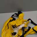 ASENKU Dog Shoes for Large Dogs, Soft Adjustable Dog Boots & Paw Protectors, Waterproof Anti-Slip Dog Clothes with Boots for Rainy Days, Running, Hiking, Outdoor Walking (Yellow, L)