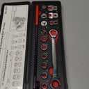 15PCS Serpentine Belt Tool Set, Professional Ratcheting Serpentine Belt Tensioner Tool for Removing and Installing Automotive Serpentine Belts