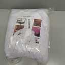 Mengersi Princess 4 Corners Post Bed Curtain Canopy Mosquito Netting (White, Twin)