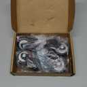 HOLKIE Caster Wheels 2 inch with No Brake Casters Set of 4, Threaded Stem 3/8" -16 x 1 (Diameter 3/8", Length 1") Swivel Set of 4 Heavy Duty Castors Black