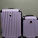 Travelers Club Midtown Hardside Luggage Travel, Lilac, 4-Piece Set