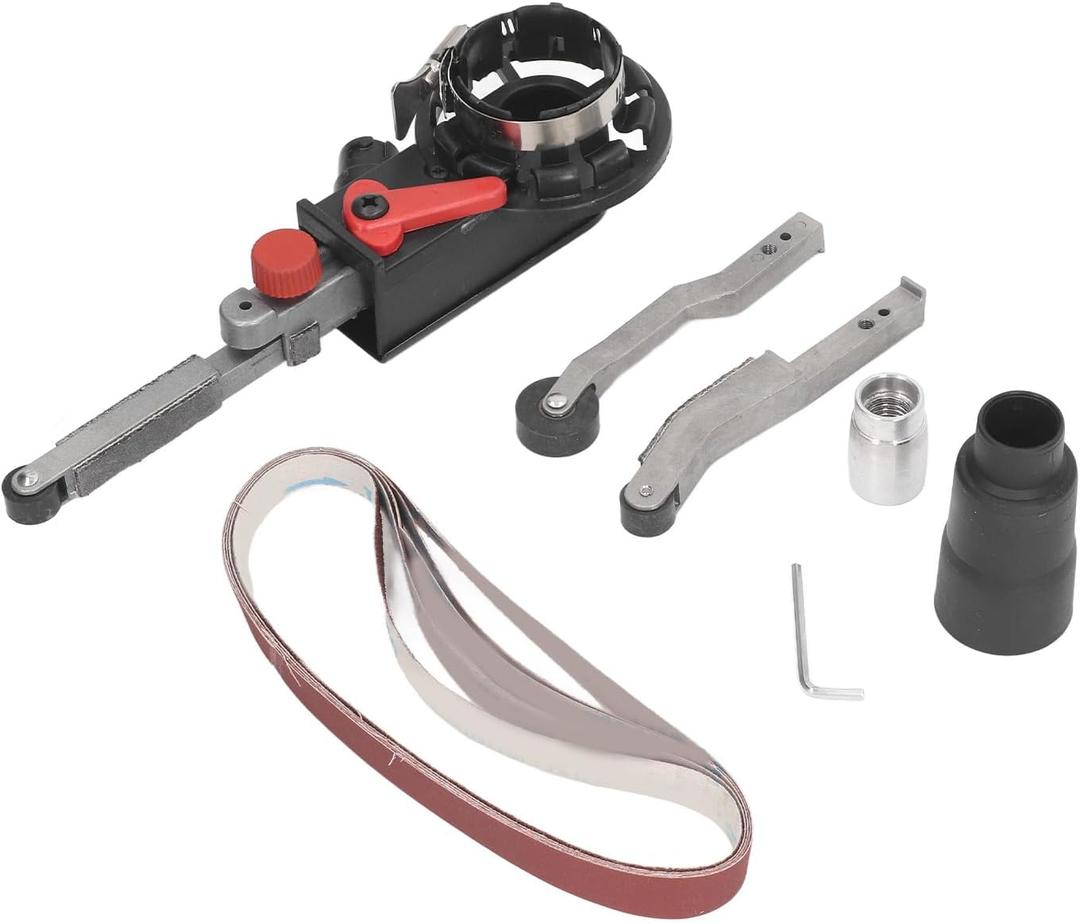 Belt Sander Adapter, Belt Sander Adapter Corner Detailing File Sander Attachment 15mm Belt Removal Professional Polishing Tool for, Belt Sanders