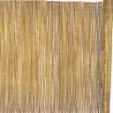 Jollybower 4ft x 8ft x 0.4" D Natural Bamboo Fence, Outdoor Rolled Bamboo Fencing, Decorative Privacy Screen for Garden Backyard Balcony