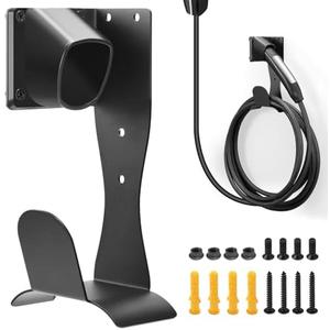 LZSTEC for Tesla Charger Holder Wall-Aligned Mount Space-Saving, NACS Charger Cable Holder Organizer for Tesla Model 3/Y/X/S & NACS Chargers