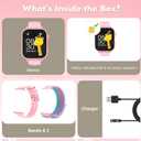 4G Kids Smart Watch for Boys Girls with GPS Tracker, Kid Smartwatch Phone Call SOS Video Call for Kids Birthday Gift Ages 4-12